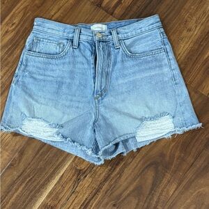 Favorite Daughter Light Blue Jean Shorts
